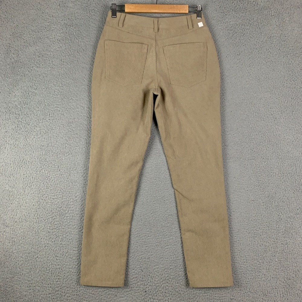 Ministry Of Supply Kinetic Pant Women's 0 Sand Corduroy 5-Pocket High Rise Ankle - Picture 5 of 9